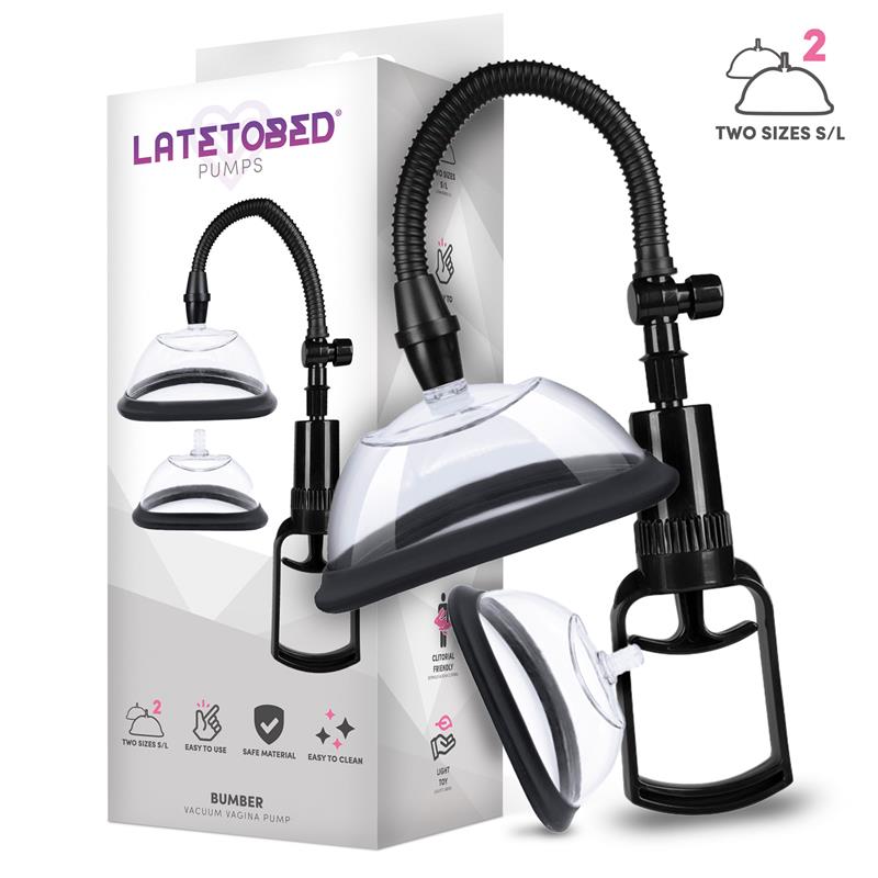 LATETOBED - BUMBER MANUAL VACUUM VAGINA PUMP 2 CUPS