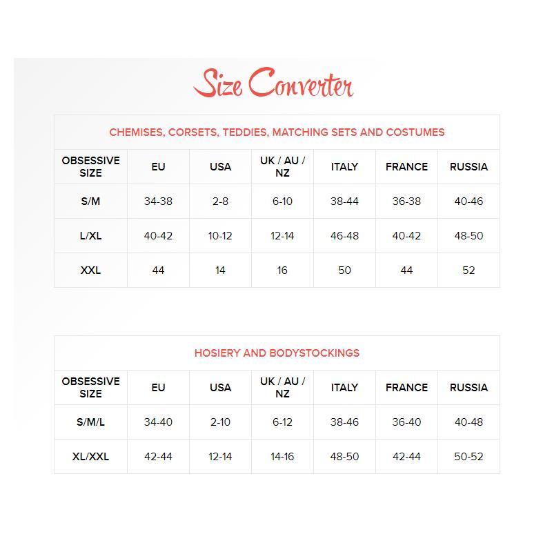 OBSESSIVE - BUNNY 4 PCS BUNNY COSTUME SIZE L/XL