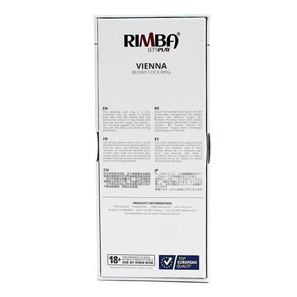 RIMBA TOYS - BUNNY COCK RING VIENNA BLACK