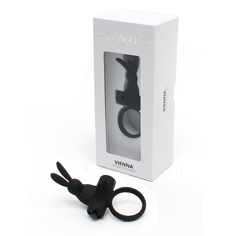 RIMBA TOYS - BUNNY COCK RING VIENNA BLACK