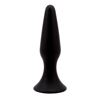 CHISA - BUTT PLUG 12.5 X 3.1 CM SILICONE BLACK