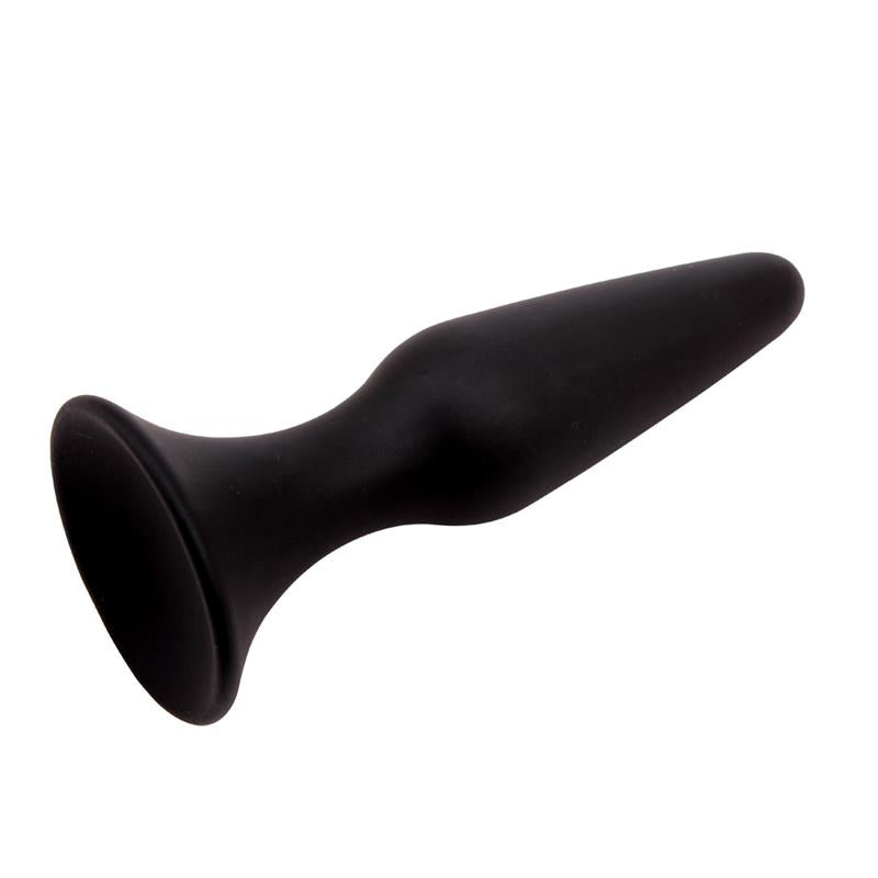 CHISA - BUTT PLUG 12.5 X 3.1 CM SILICONE BLACK