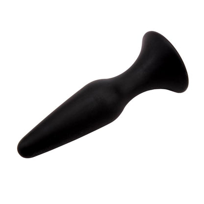 CHISA - BUTT PLUG 12.5 X 3.1 CM SILICONE BLACK