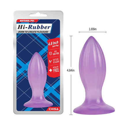 CHISA - BUTT PLUG 4.8 - 12.3CM PURPLE