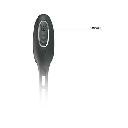 PRETTYLOVE - BUTT PLUG AND PENIS RING WITH VIBRATION