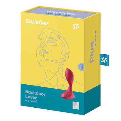 SATISFYER - BUTT PLUG BACKDOOR LOVER RED