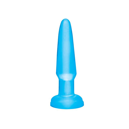 BASIX RUBBER WORKS - BUTT PLUG BEGINNERS BLUE