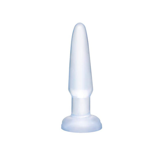 BASIX RUBBER WORKS - BUTT PLUG BEGINNERS CLEAR