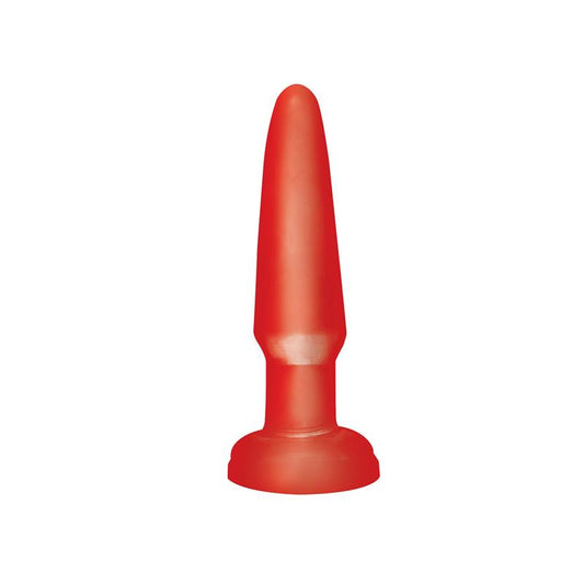 BASIX RUBBER WORKS - BUTT PLUG BEGINNERS RED
