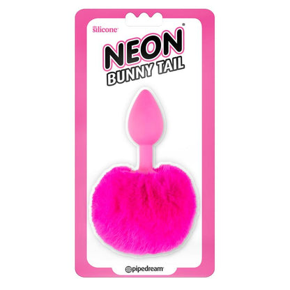 NEON - COLA DE CONEJO PARA PLUG ANAL ROSA
