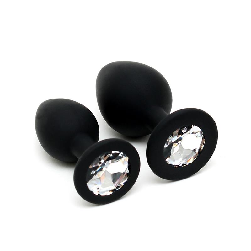 LATEX PLAY - BUTT PLUG DUO SET
