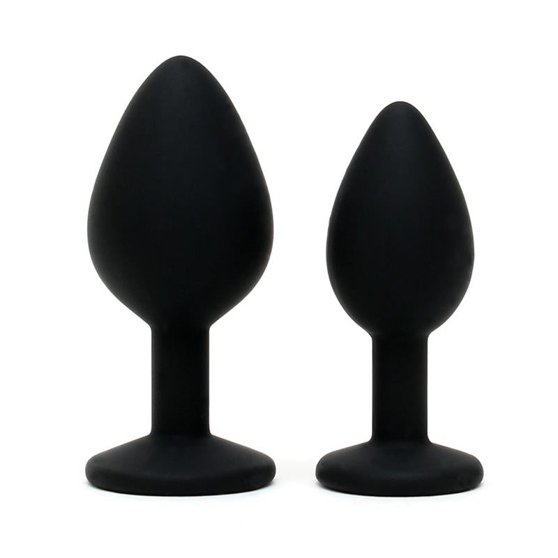 LATEX PLAY - BUTT PLUG DUO SET