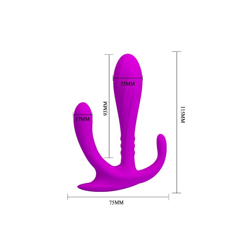 PRETTYLOVE - BUTT PLUG EDGAR PURPLE