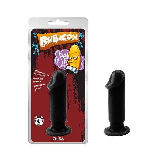 CHISA - BUTT PLUG EVIL SIZE M 12.5 X 3.7 CM BLACK