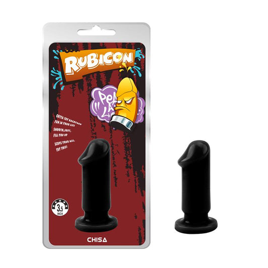 CHISA - BUTT PLUG EVIL SIZE S 9 X 3.3 CM BLACK