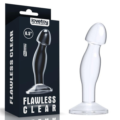 LOVETOY - BUTT PLUG FLAWLESS CLEAR 6.5 CLEAR