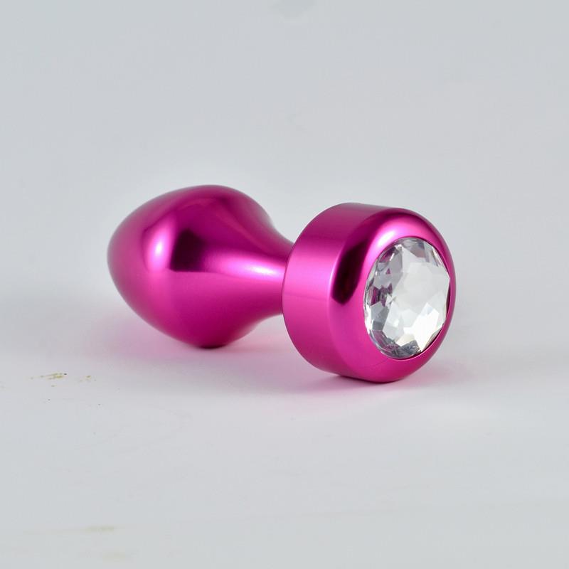 LOVETOY - BUTT PLUG FUCHSIA ROSEBUD WITH JEWEL