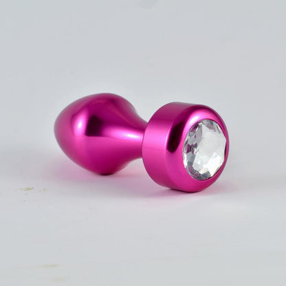 LOVETOY - BUTT PLUG FUCHSIA ROSEBUD WITH JEWEL