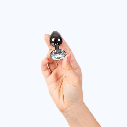SECRET PLAY - BUTT PLUG GUNMETAL SIZE S