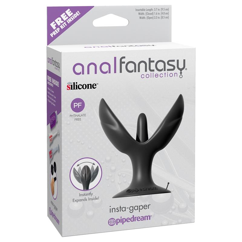 ANAL FANTASY COLLECT. - BUTT PLUG INSTA-GAPER BLACK
