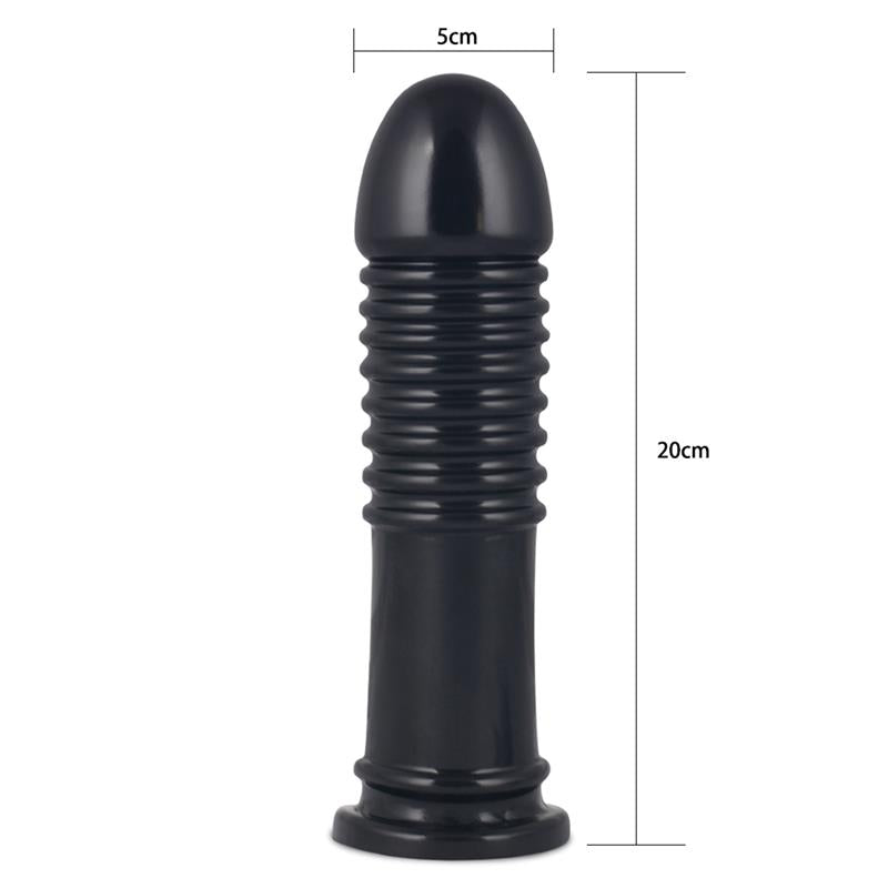 LOVETOY - BUTT PLUG KING SIZED ANAL BUMPER 8 BLACK