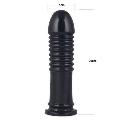 LOVETOY - BUTT PLUG KING SIZED ANAL BUMPER 8 BLACK