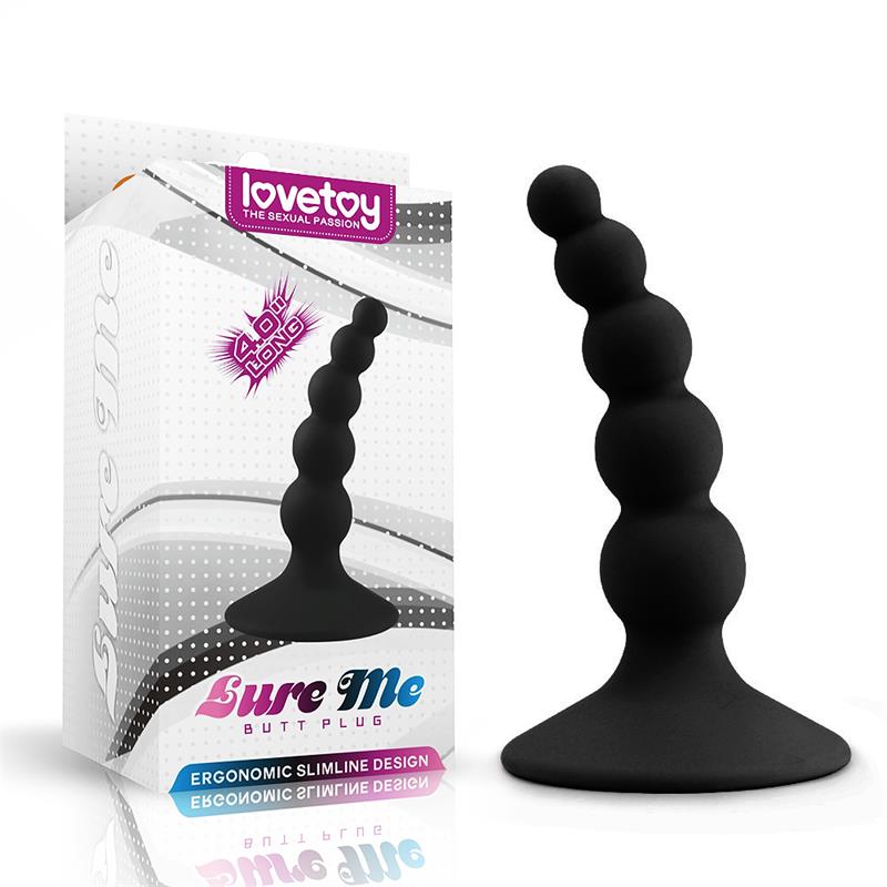 LOVETOY - BUTT PLUG LURE ME SILICONE BLACK