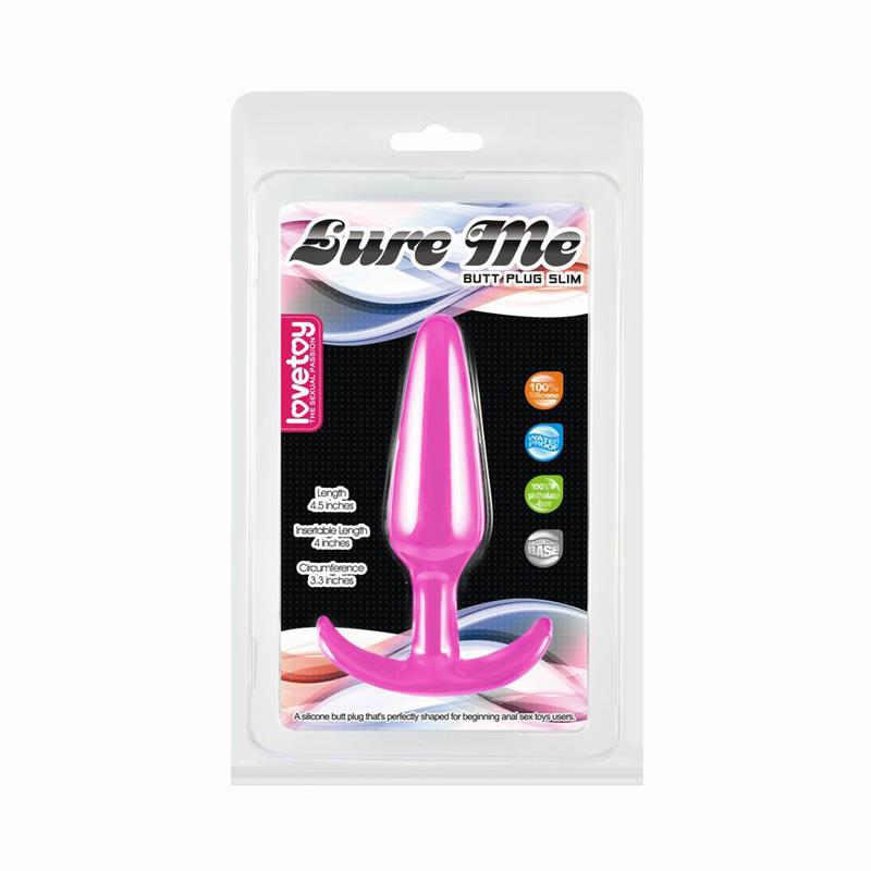 LOVETOY - BUTT PLUG LURE ME SIZE S PINK