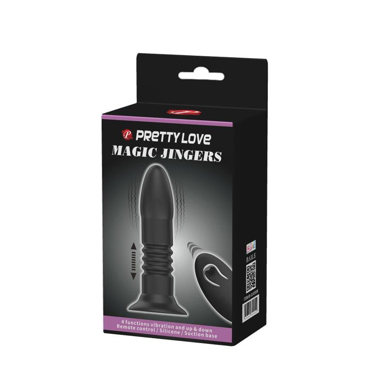 PRETTYLOVE - BUTT PLUG MAGIC JINGER UP AND DOWN MOVEMENT