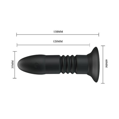 PRETTYLOVE - BUTT PLUG MAGIC JINGER UP AND DOWN MOVEMENT