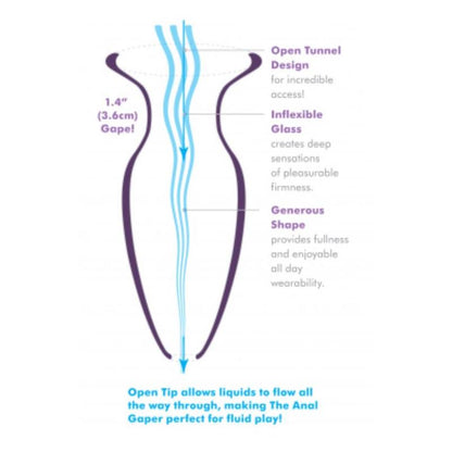 ANAL FANTASY COLLECT. - BUTT PLUG MEGA ANAL GAPER CLEAR