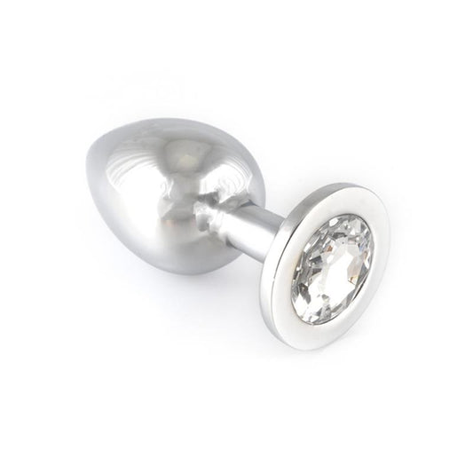 BONDAGE PLAY - BUTT PLUG, METAL-9,7 CM LONG