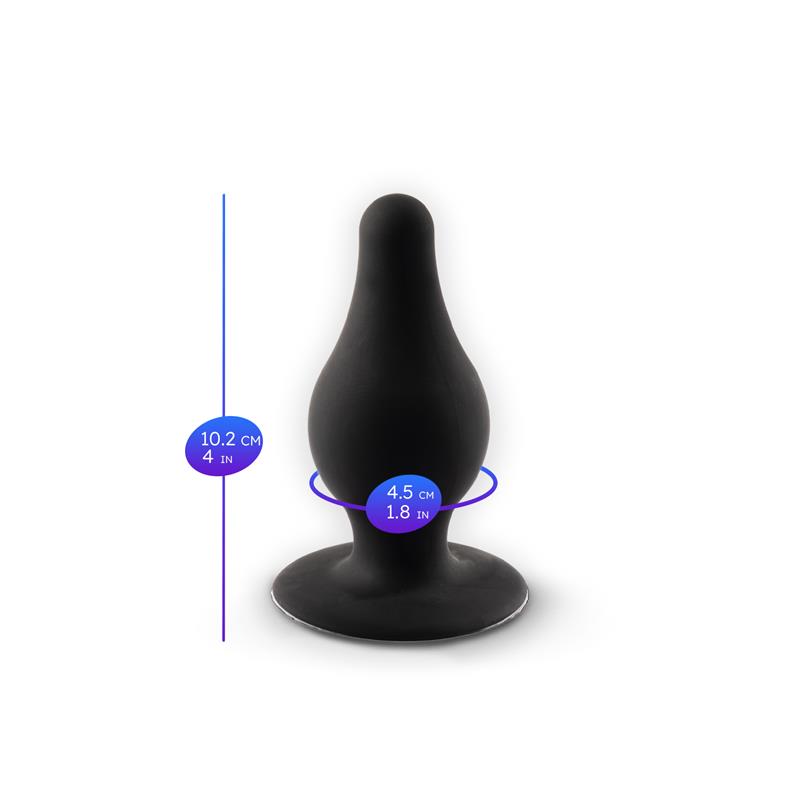 SILEXD - BUTT PLUG MODEL 2 SIZE L BLACK