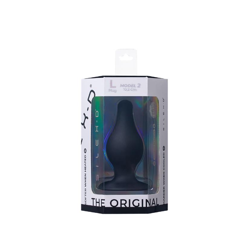 SILEXD - TAPÓN ANAL MODELO 2 TALLA L NEGRO