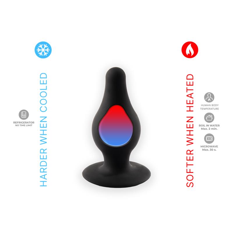 SILEXD - BUTT PLUG MODEL 2 SIZE M BLACK