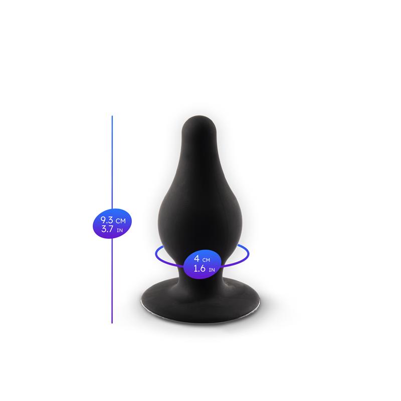 SILEXD - BUTT PLUG MODEL 2 SIZE M BLACK