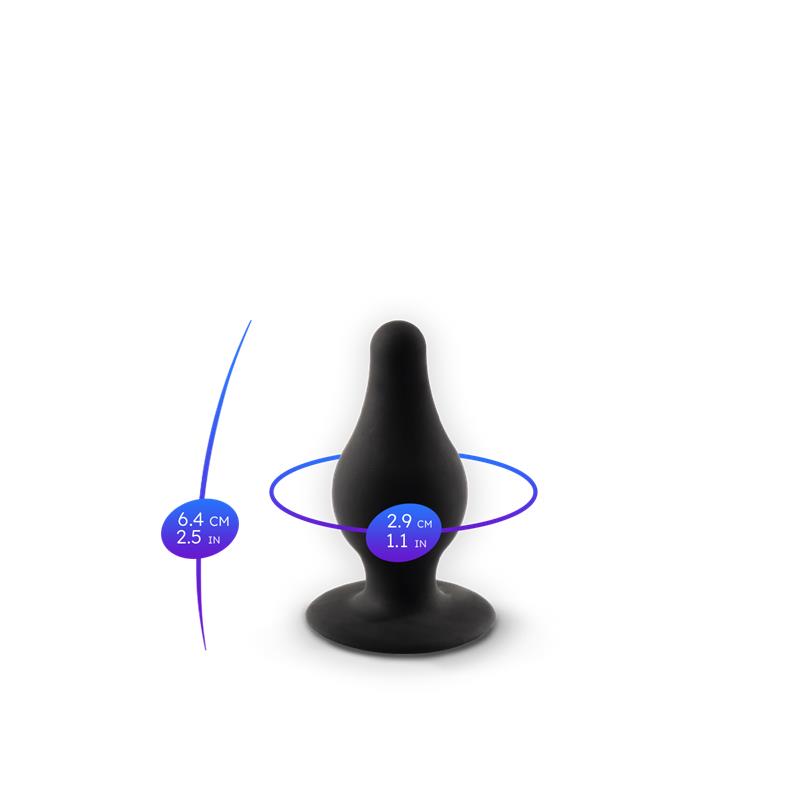 SILEXD - BUTT PLUG MODEL 2 XS BLACK