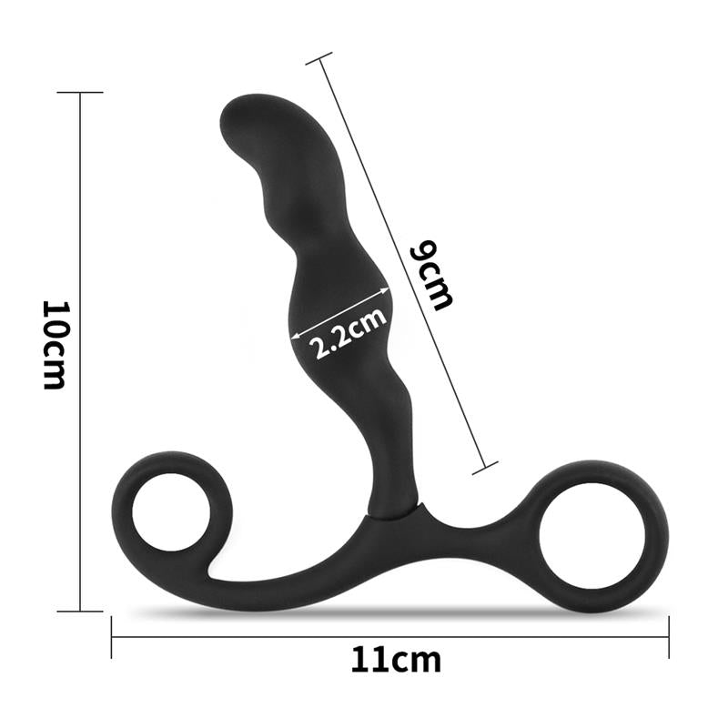 LOVETOY - BUTT PLUG P SPOT TEASER BLACK