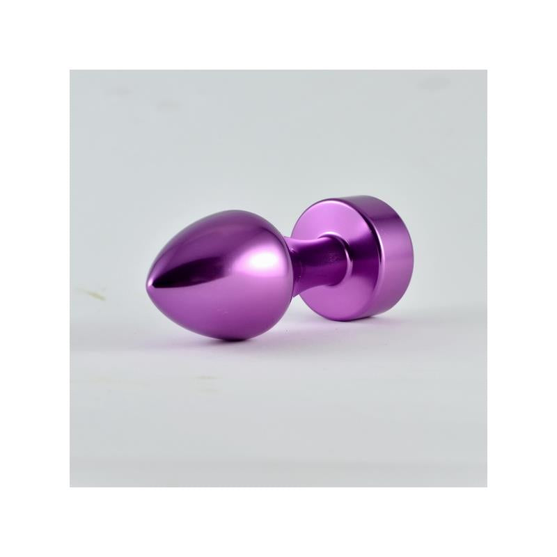 LOVETOY - BUTT PLUG PURPLE ROSEBUD WITH JEWEL