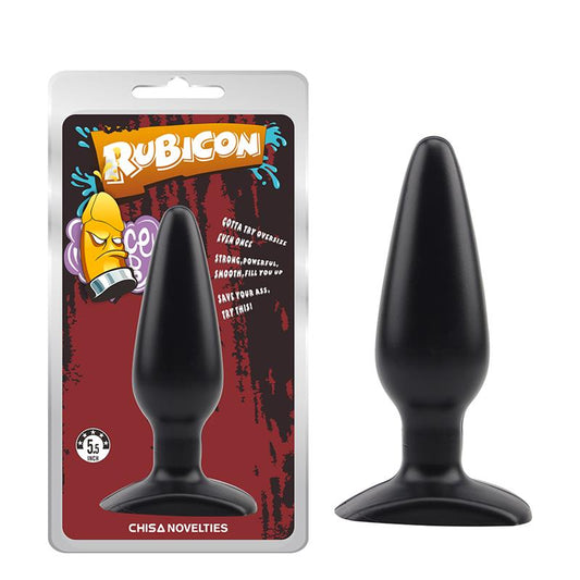 CHISA - BUTT PLUG RUBICON 13.5 X 4.5 CM BLACK