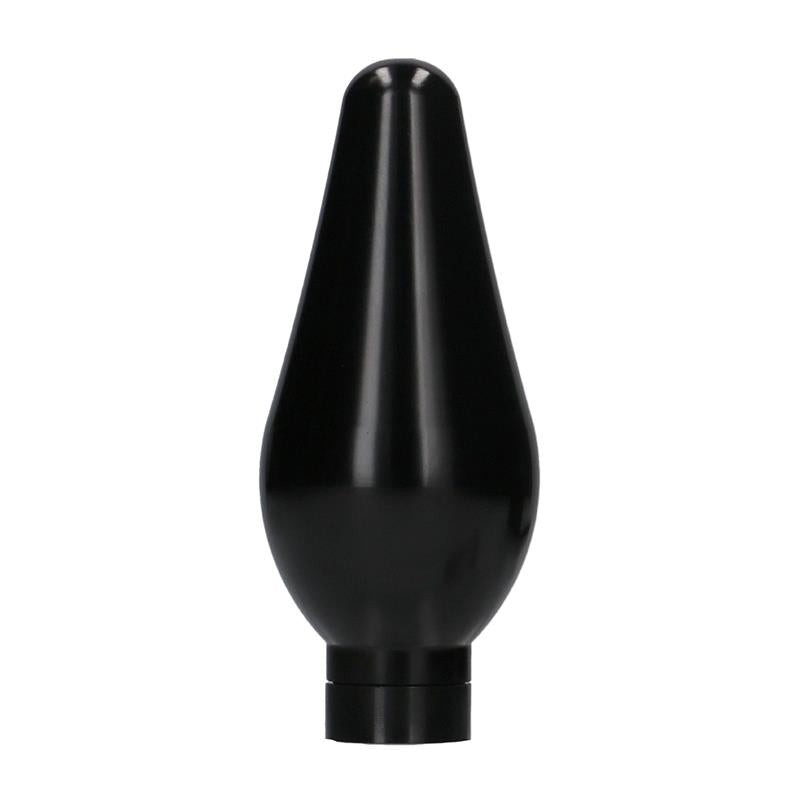 OUCH! - BUTT PLUG SET POINTED LARGE SUCTION CUP BLACK