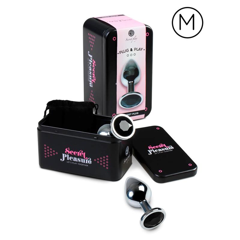 SECRET PLAY - BUTT PLUG SIZE M BLACK