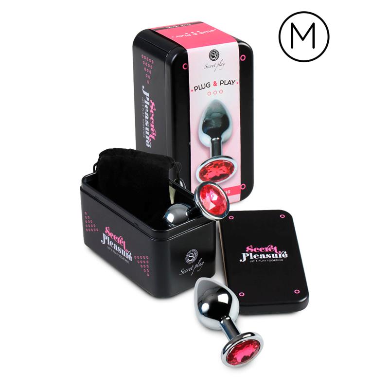 SECRET PLAY - BUTT PLUG SIZE M FUCSIA