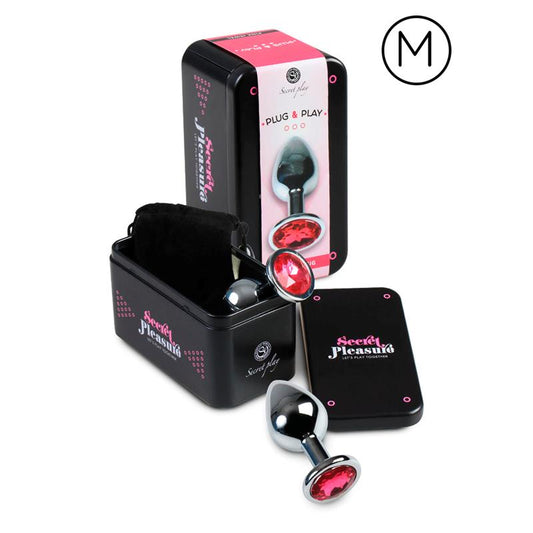 SECRET PLAY - BUTT PLUG SIZE M FUCSIA