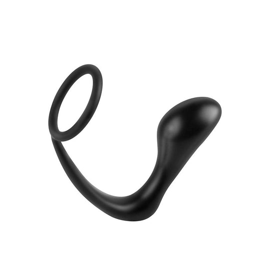 ANAL FANTASY COLLECT. - BUTT PLUG WITH PENIS RING ASS-GASM BLACK
