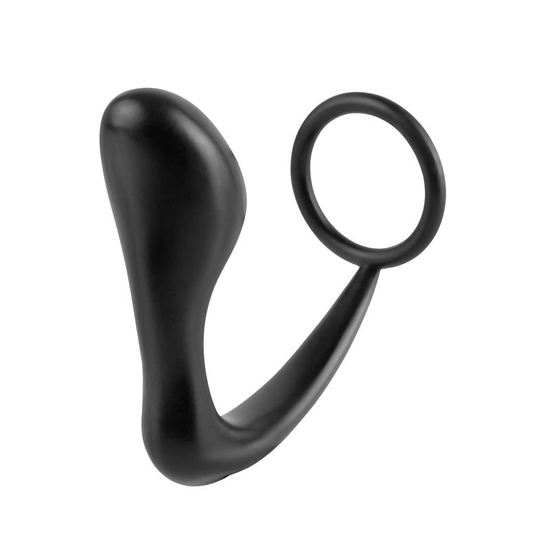 ANAL FANTASY COLLECT. - BUTT PLUG WITH PENIS RING ASS-GASM BLACK