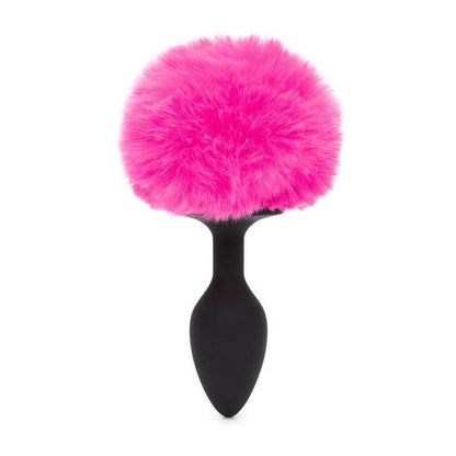 HAPPY RABBIT - BUTT PLUG WITH PINK FUR TAIL SMALL