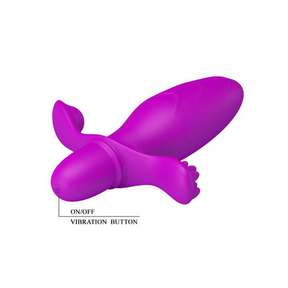 PRETTYLOVE - BUTT PLUG WITH VIBRATION FITCH PURPLE