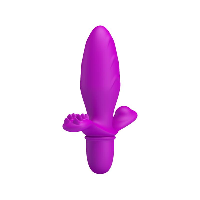 PRETTYLOVE - BUTT PLUG WITH VIBRATION FITCH PURPLE