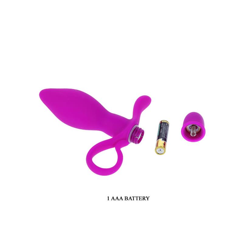 PRETTYLOVE - BUTT PLUG WITH VIBRATION TAYLOR PURPLE